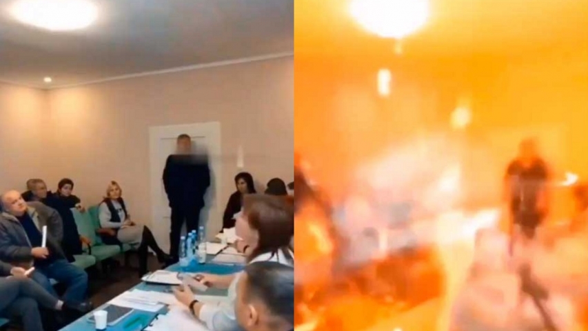 Concejal Ucraniano Detona Granadas en Pleno del Ayuntamiento: 26 Heridos