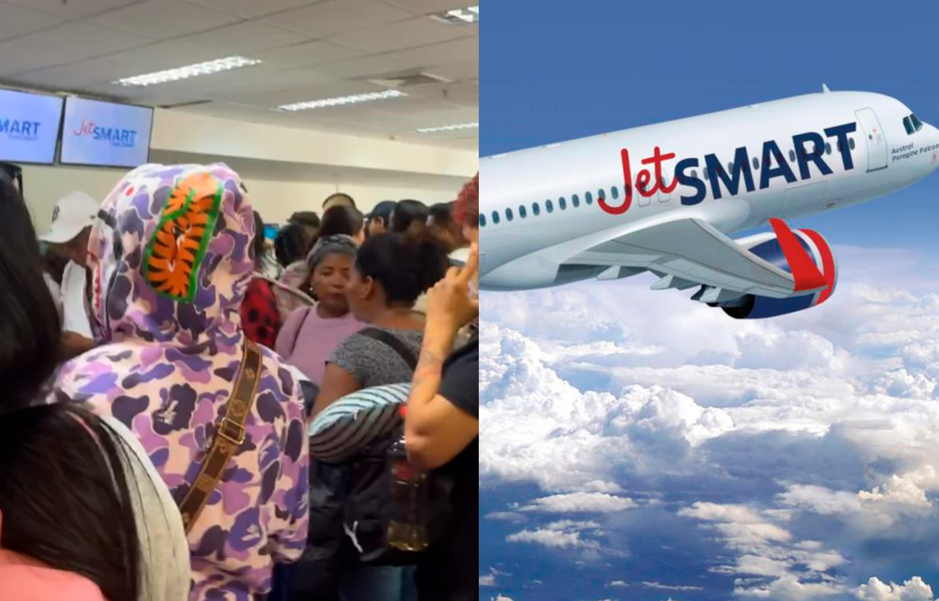 Protestas de Usuarios ante Cancelaciones  de Vuelos de JetSMART