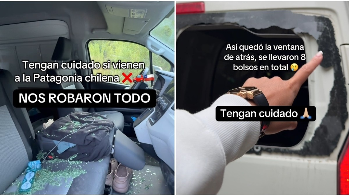 Influencer Argentina sufre violento robo mientras viajaba por la Carretera Austral