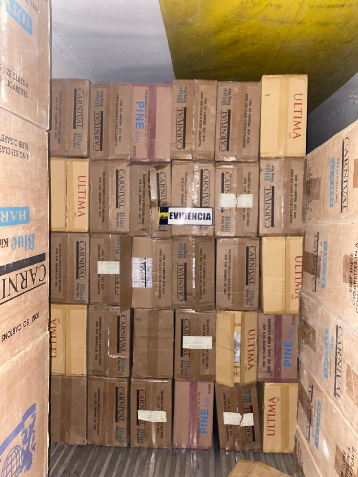 PDI incauta más de 430 millones de pesos en cigarrillos de contrabando en Pudahuel