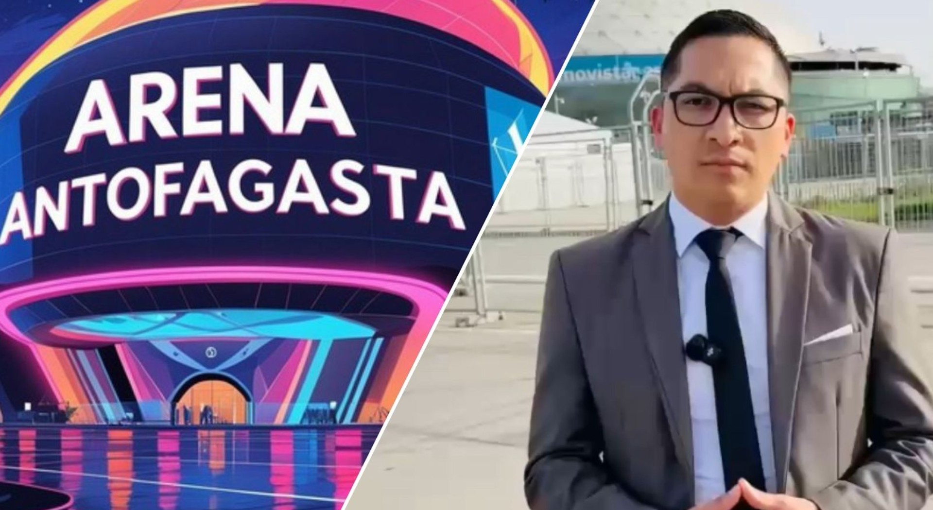 El diputado Videla propone la construcción de un estadio en Antofagasta para la realización de eventos masivos.