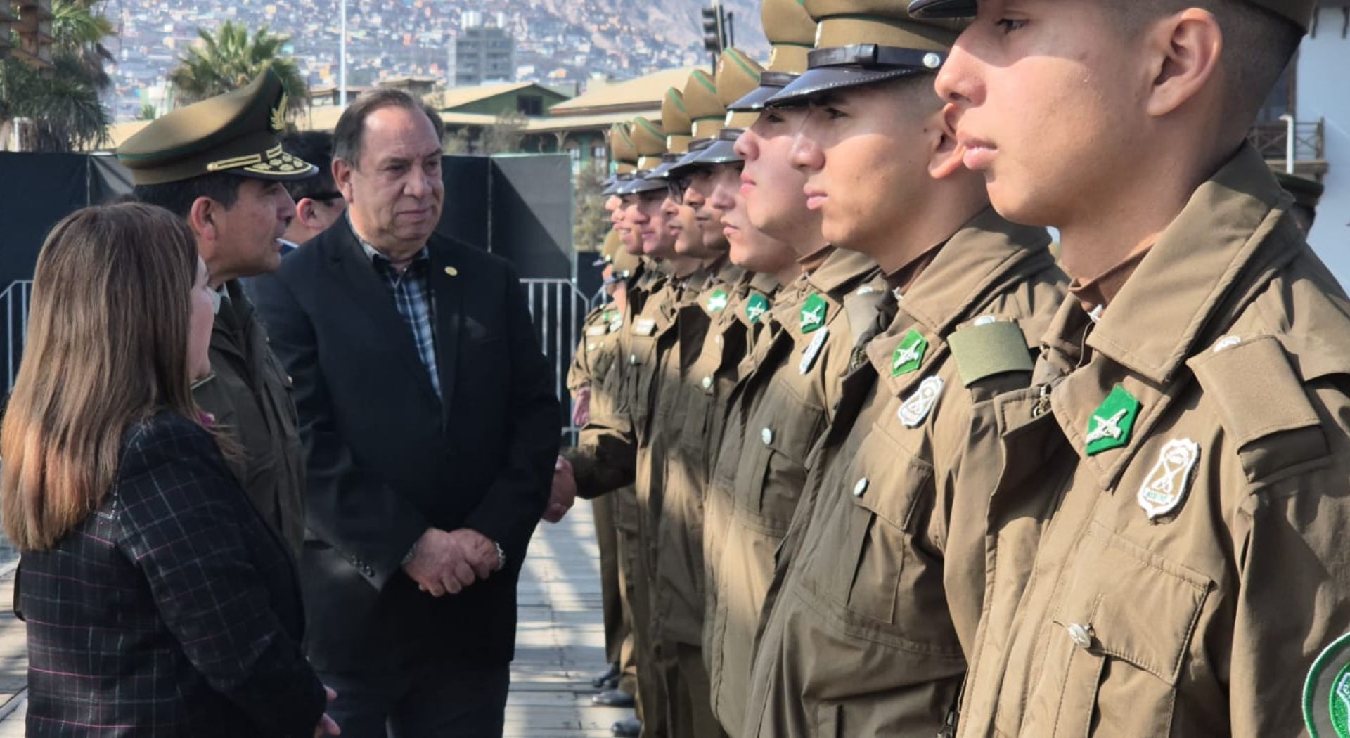 31 nuevos carabineros llegan a Antofagasta para aumentar la presencia policial y realizar labores de prevención en la ciudad.