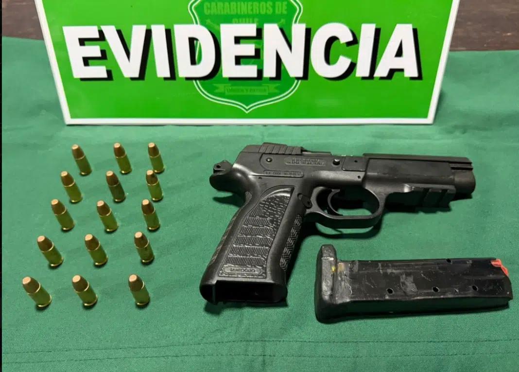 Peligroso delincuente con antecedentes por homicidio es detenido armado en el borde costero de Antofagasta