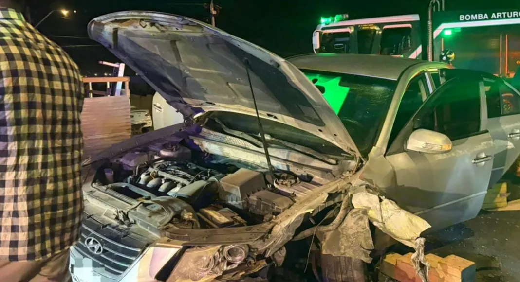 Colisión vehicular en el sector norte alto de Antofagasta deja una persona lesionada
