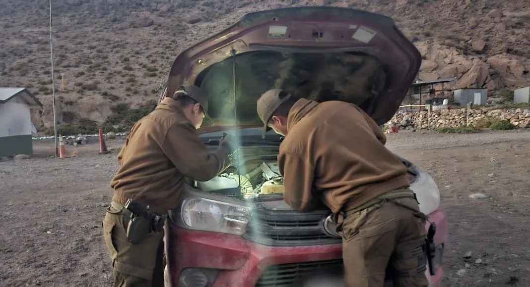 Carabineros recupera camioneta robada en Calama a pocos kilómetros de la frontera con Bolivia