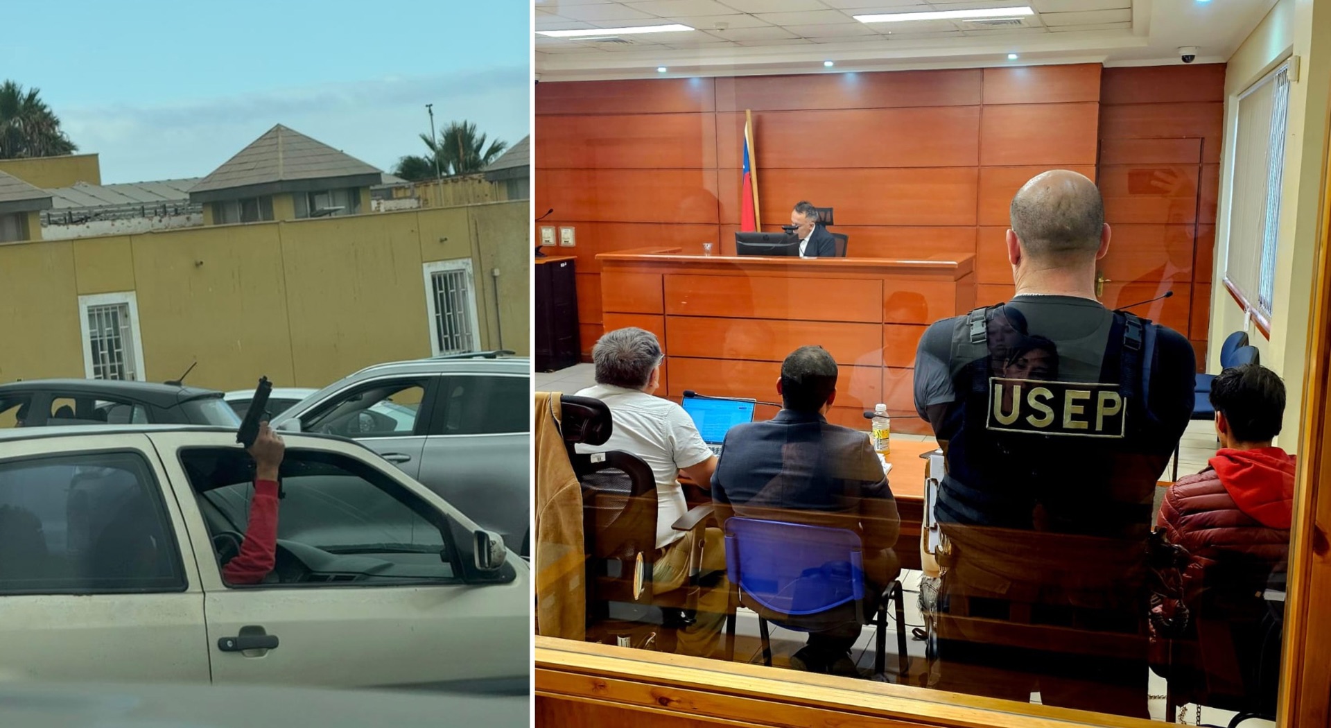Estudiantes que mostraron un arma en el Campus Coloso de la Universidad de Antofagasta son formalizados y se les prohíbe la entrada a la institución.