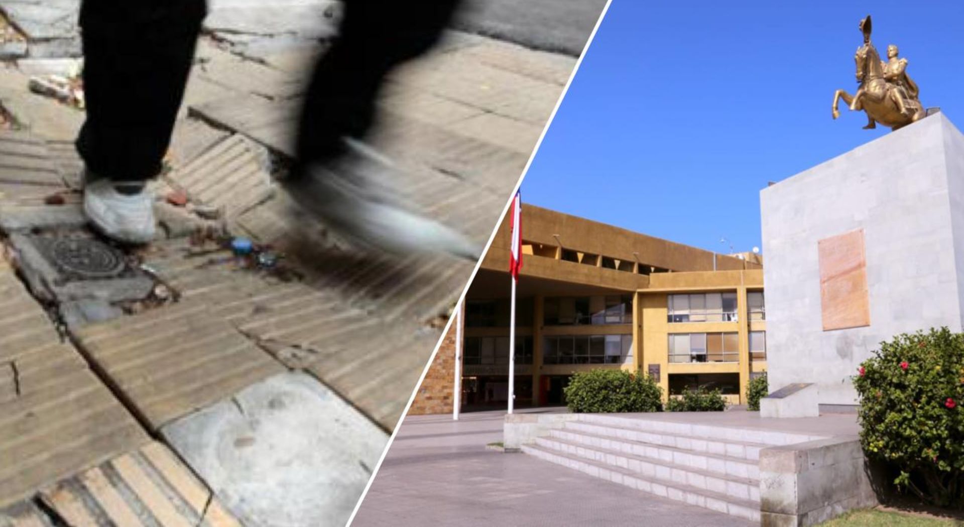 El municipio de Antofagasta tendrá que compensar a una persona mayor por accidente en acera en mal estado.