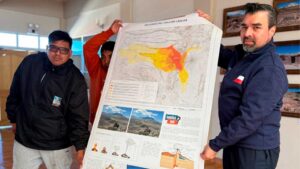 Sernageomin incorpora la toponimia indígena de Talabre al Mapa de Peligros del volcán Láscar