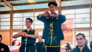 Álvaro Pérez: Tercer título consecutivo en Wushu para el calameño