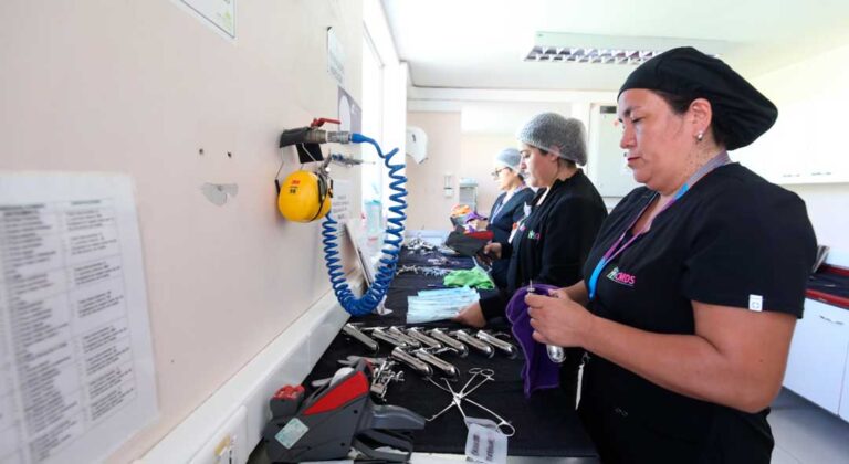 La Central de Esterilización de APS en Antofagasta logra acreditación con un 100% de cumplimiento