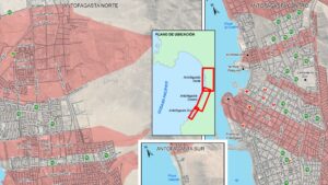 Mapa de evacuación en alta definición para aluviones en Antofagasta