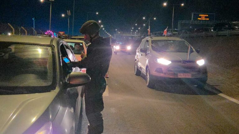 Disminución del 22% en accidentes de tránsito en la Región de Antofagasta durante Fiestas Patrias
