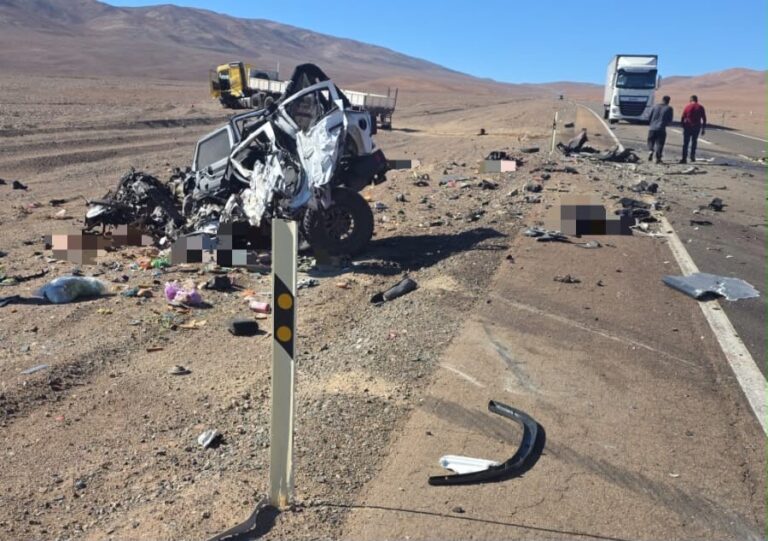 SML Antofagasta finaliza análisis forenses de las víctimas del trágico accidente en Taltal y coordina entrega de cuerpos a sus seres queridos